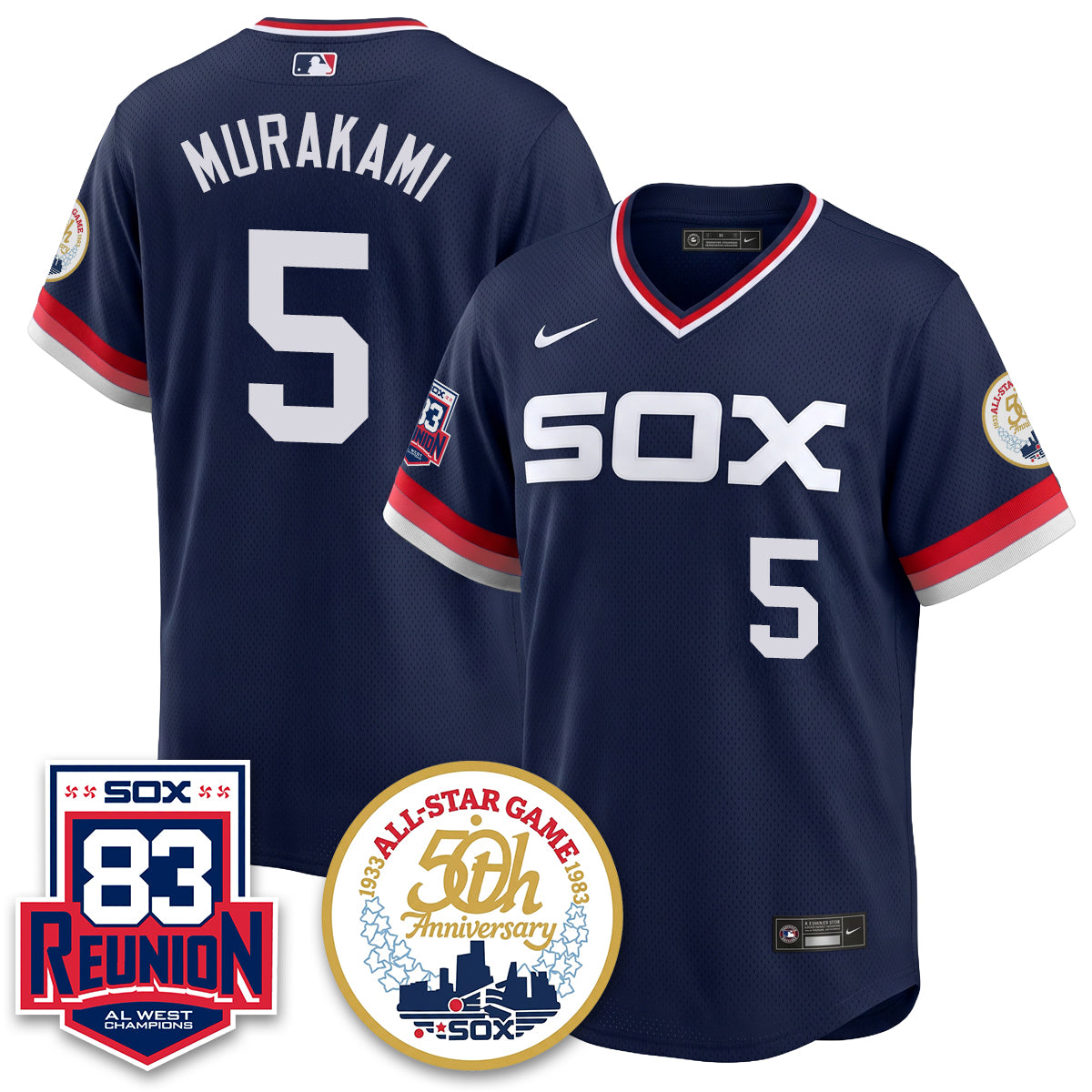 Chicago White Sox Reunion All West Champions Vapor Jersey - Stitched