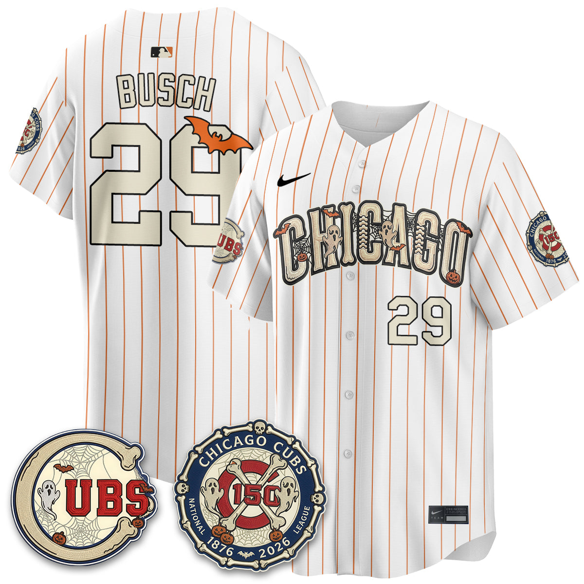 Chicago Cubs Halloween 2026 Vapor Limited Jersey - Stitched