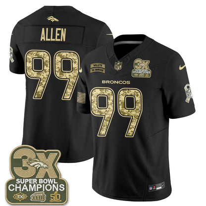 Denver Broncos 2026 Salute to Service V2 Vapor Jersey - Stitched