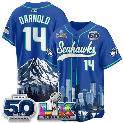 Seattle Seahawks City Edition Vapor Baseball Jersey - Stitch