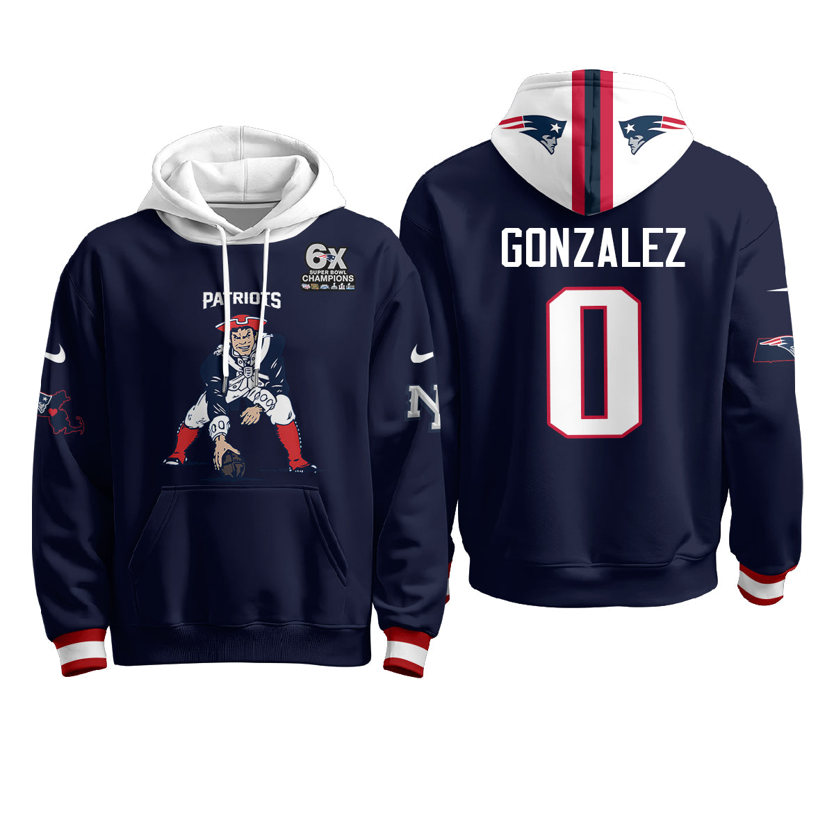 NE Minuteman Edition Hoodie - Stitched