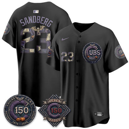 Chicago Cubs Nightmare Edition Vapor Limited Jersey - Printed