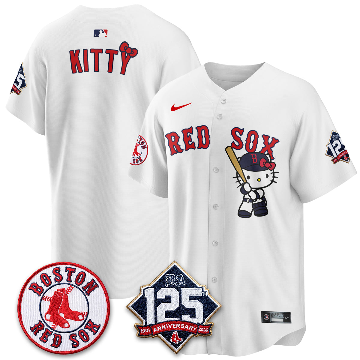 Boston Red Sox x Meow KT Vapor Limited Jersey - Stitched