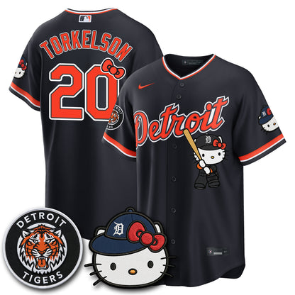 Detroit Tigers x Meow KT Edition Vapor Limited Jersey - Stitched