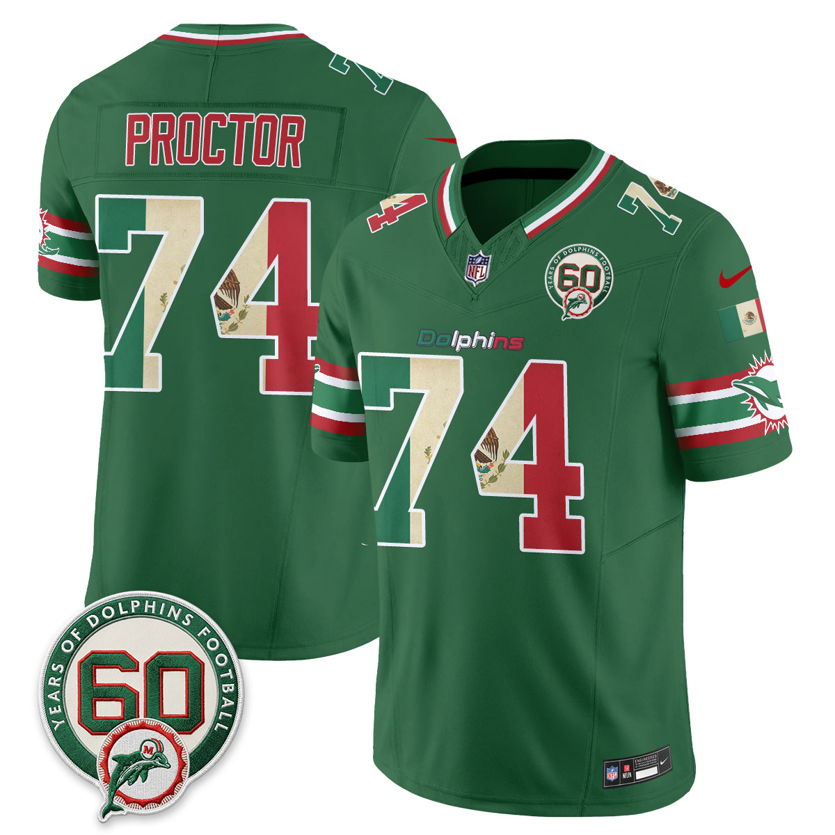 MIA Mexico Edition Vapor Jersey - Stitched