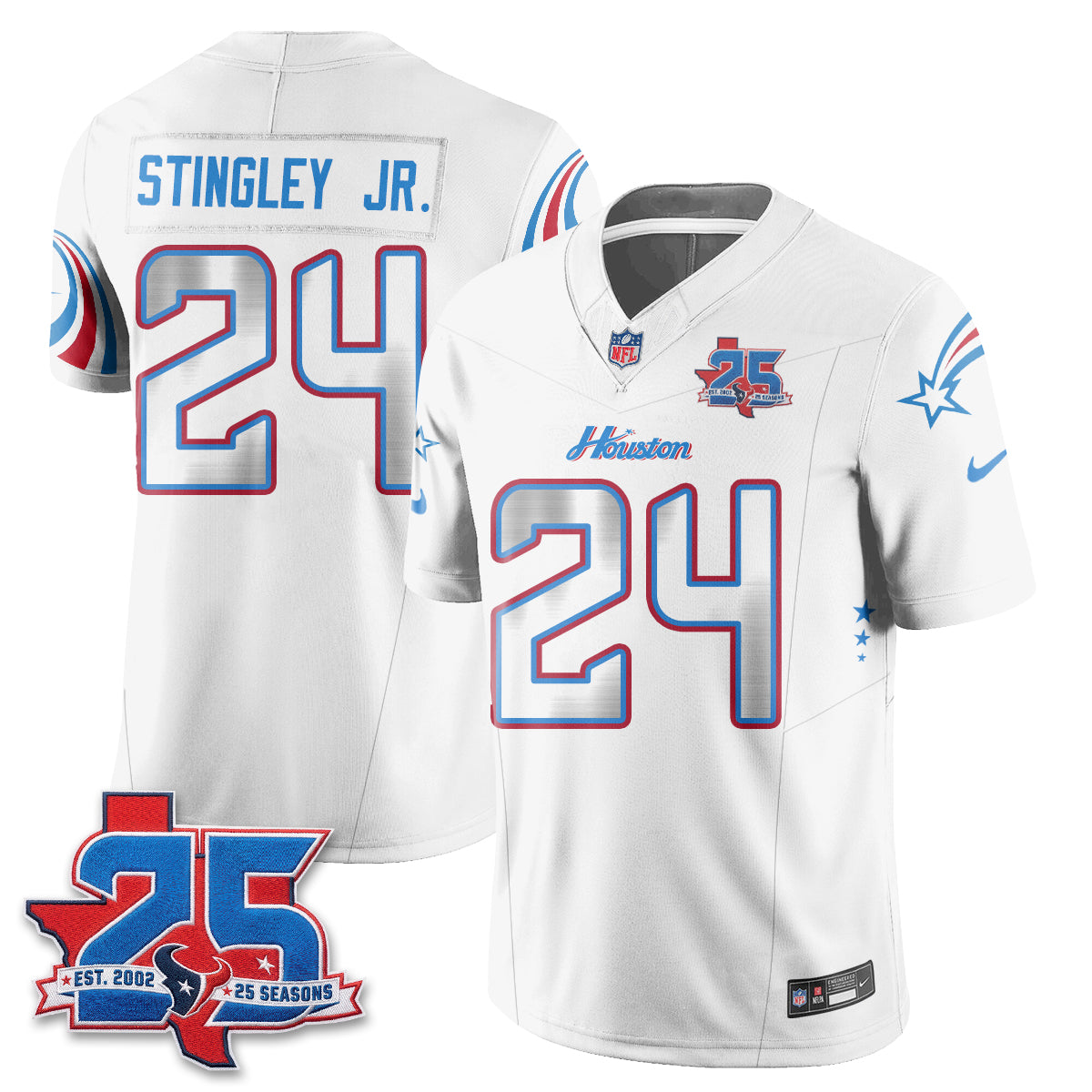 HOU Fan Gear Edition Vapor Jersey (2) - Stitched
