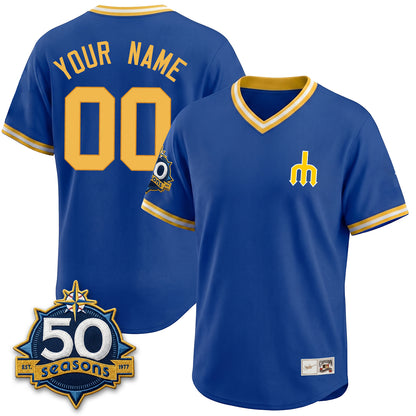 Seattle Mariners "Legacy Edition" Vapor Custom Jersey - Stitched