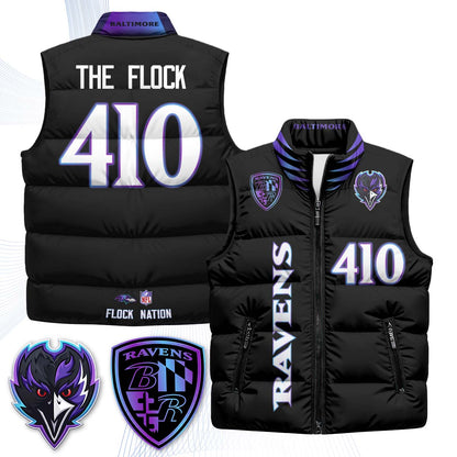 BAL "The Flock" Puffer Vest - Printed (2)