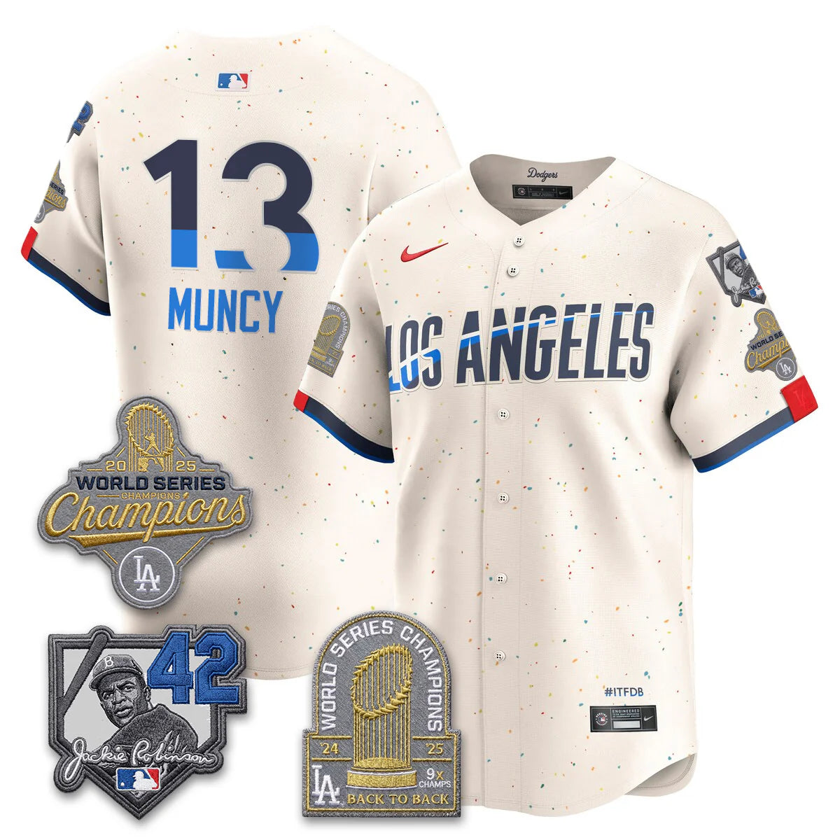 LAD -  2026 Jackie Robinson Day Vapor Limited Jersey - All Stitched