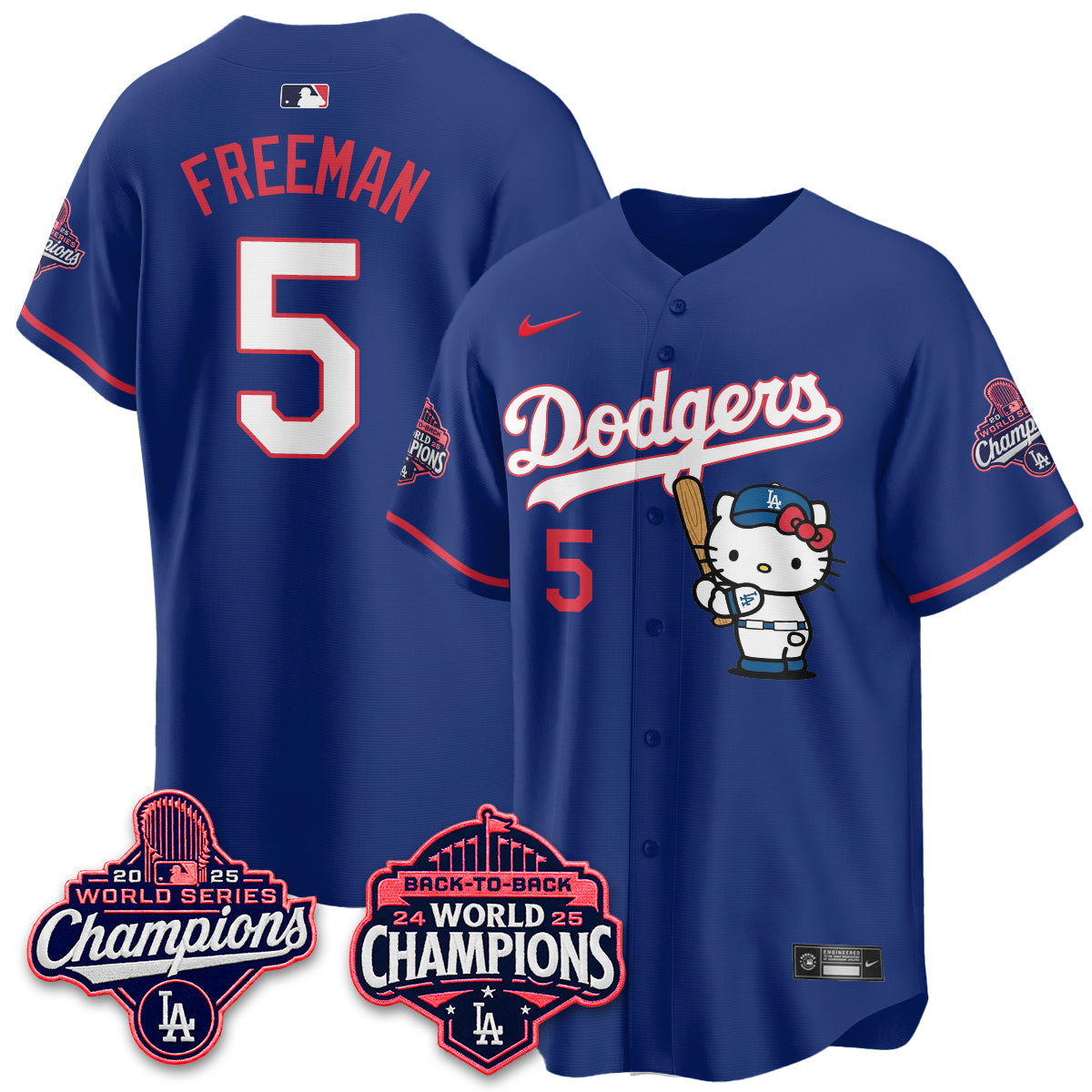 LAD x Hello Kitty Night 2026 Vapor White Jersey - All Stitched