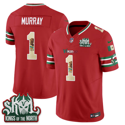 Minnesota Vikings Mexico Edition Vapor Jersey - Stitched