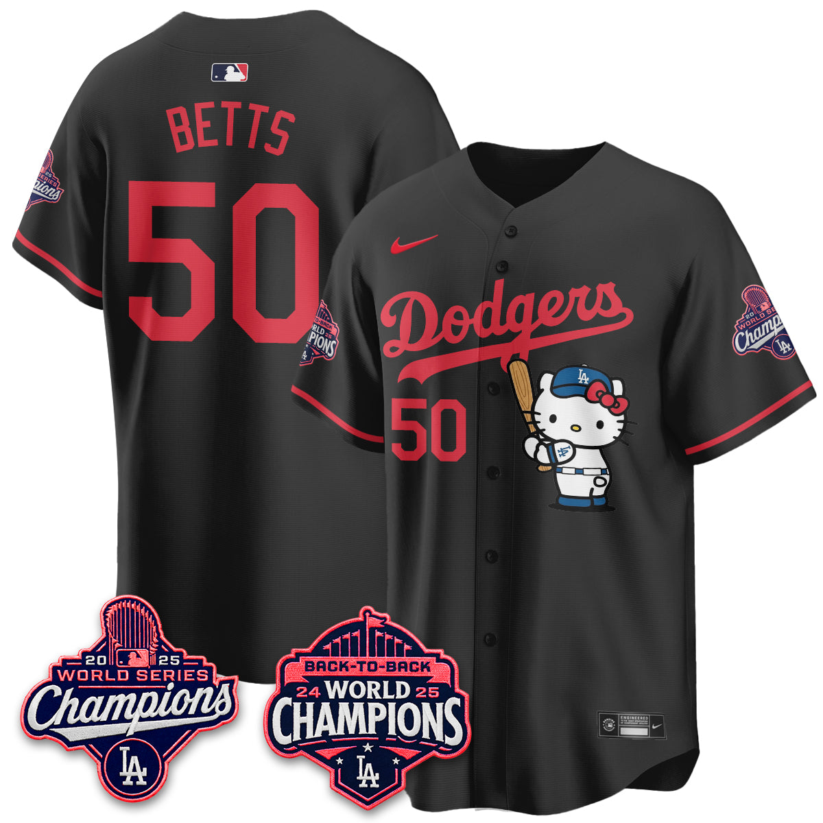 LAD x Hello Kitty Night 2026 Vapor White Jersey - All Stitched