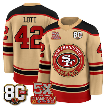 SF 4X Champs Hockey Jersey - Stitched