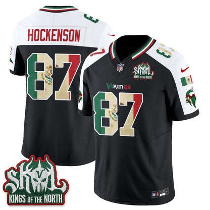 Minnesota Vikings Mexico Edition Vapor Jersey - Stitched
