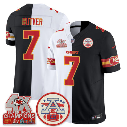 Kansas City Chiefs Split Edition Vapor Jersey - Stitched