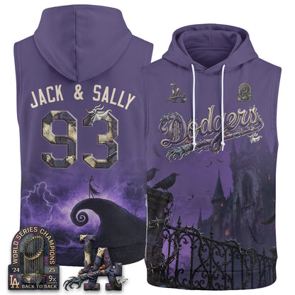 LAD Nightmare Edition Sleeveless Hoodie Tank Top - Printed