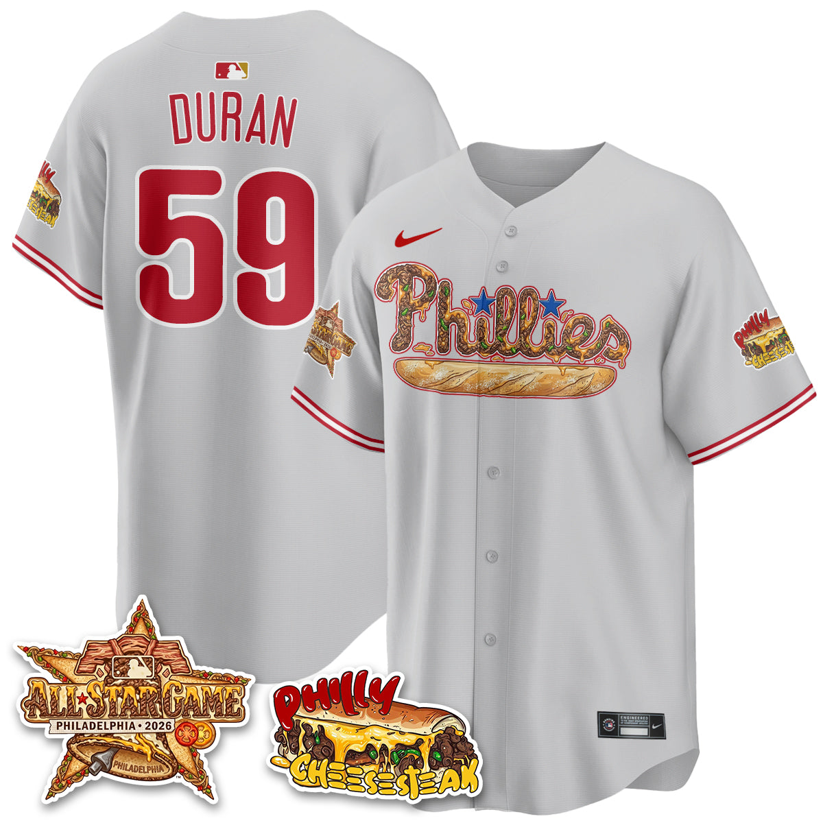 Philadelphia Phillies Cheesesteak Edition Vapor Limited Jersey - Stitched