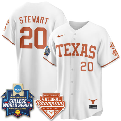 TEX Softball 2026 World Series (WCWS) Vapor Premier Limited Jersey - B2B Champs - Stitched