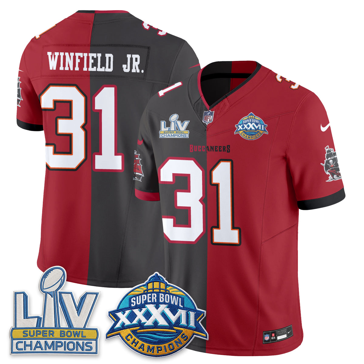 TB S.Bowl Split Edition Vapor Jersey - Stitched