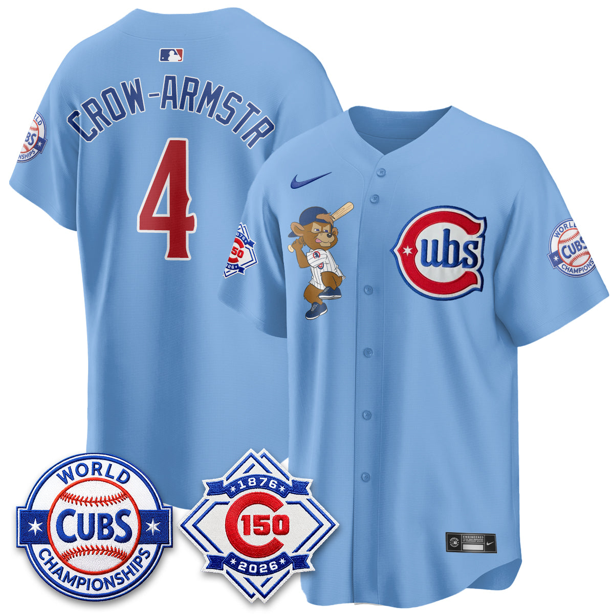 Chicago Cubs Clark Edition Vapor Limited Jersey - Stitched