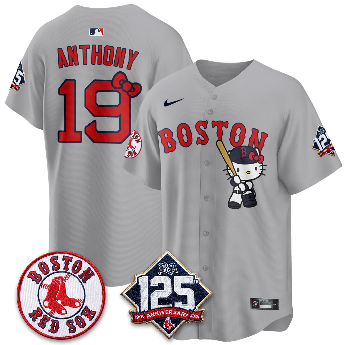 Boston Red Sox x Meow KT Vapor Limited Jersey - Stitched