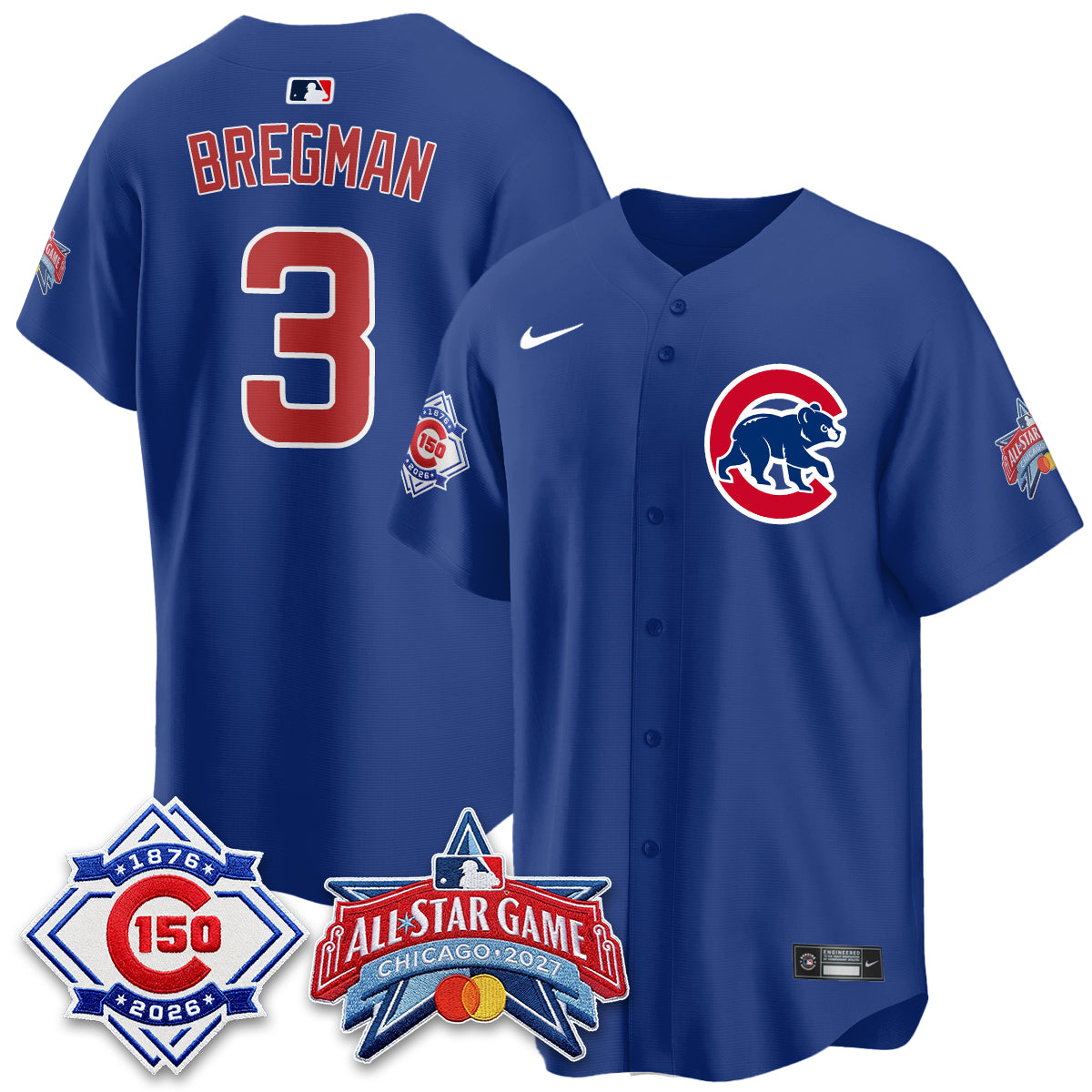 Chicago Cubs 2027 All Star Game Vapor Limited Jersey - Stitched