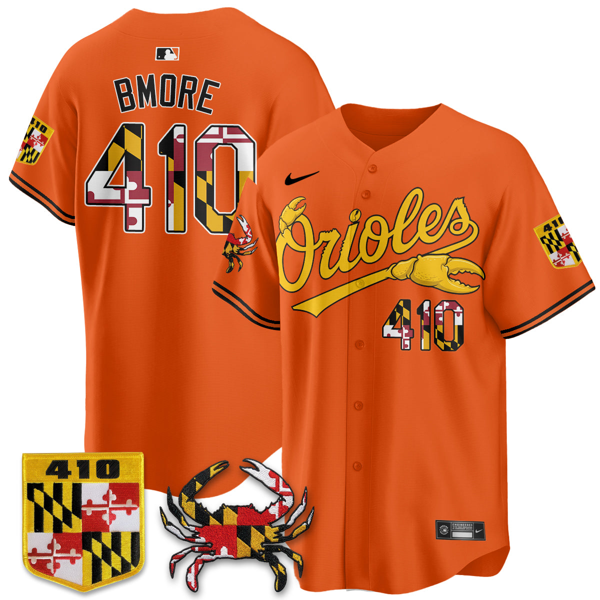 BAL Crab x Maryland Vapor Limited Jersey - Stitched
