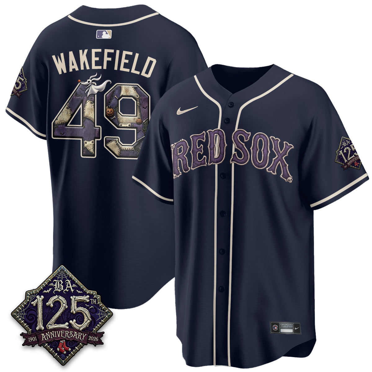 Boston Red Sox Nightmare Vapor Limited Jersey - Stitched