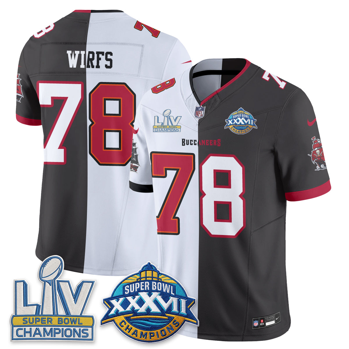 TB S.Bowl Split Edition Vapor Jersey - Stitched