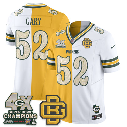 Green Bay Packers Rivalries Split Edition Vapor Jersey - Stitched