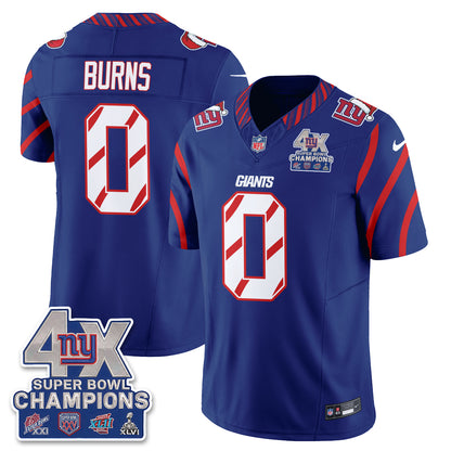 NYG  Xmas Edition Vapor Jersey - Stitched