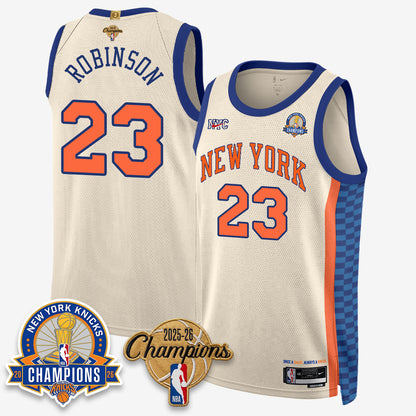 NYK 2026 Basketball Champions Special Edition Vapor Jersey V2- Stitched