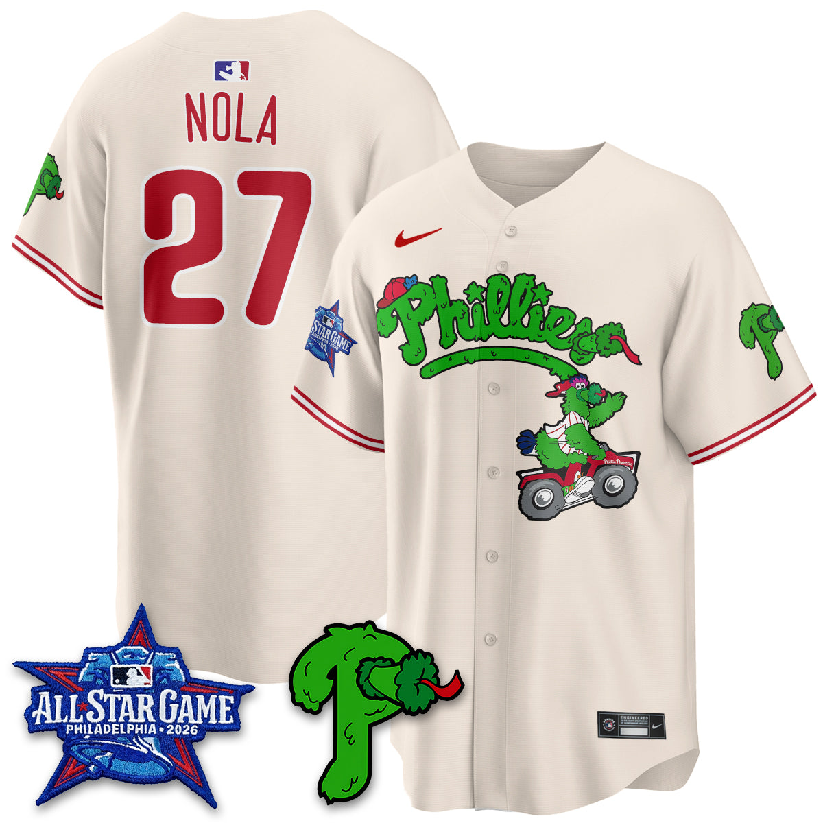 Philadelphia Phillies Phanatic Vapor Limited Jersey V2- Stitched