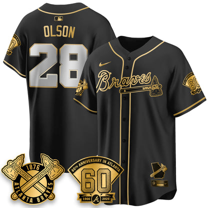 ATL 60th Anniversary Special Edition Vapor Limited Jersey - All Stitched