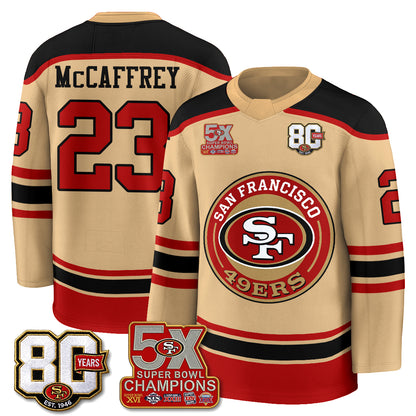 SF 4X Champs Hockey Jersey - Stitched