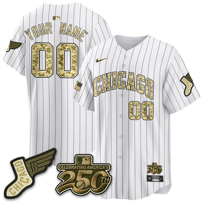 Chicago White Sox Salute to Service 2026 Vapor Limited Custom Jersey - Stitched
