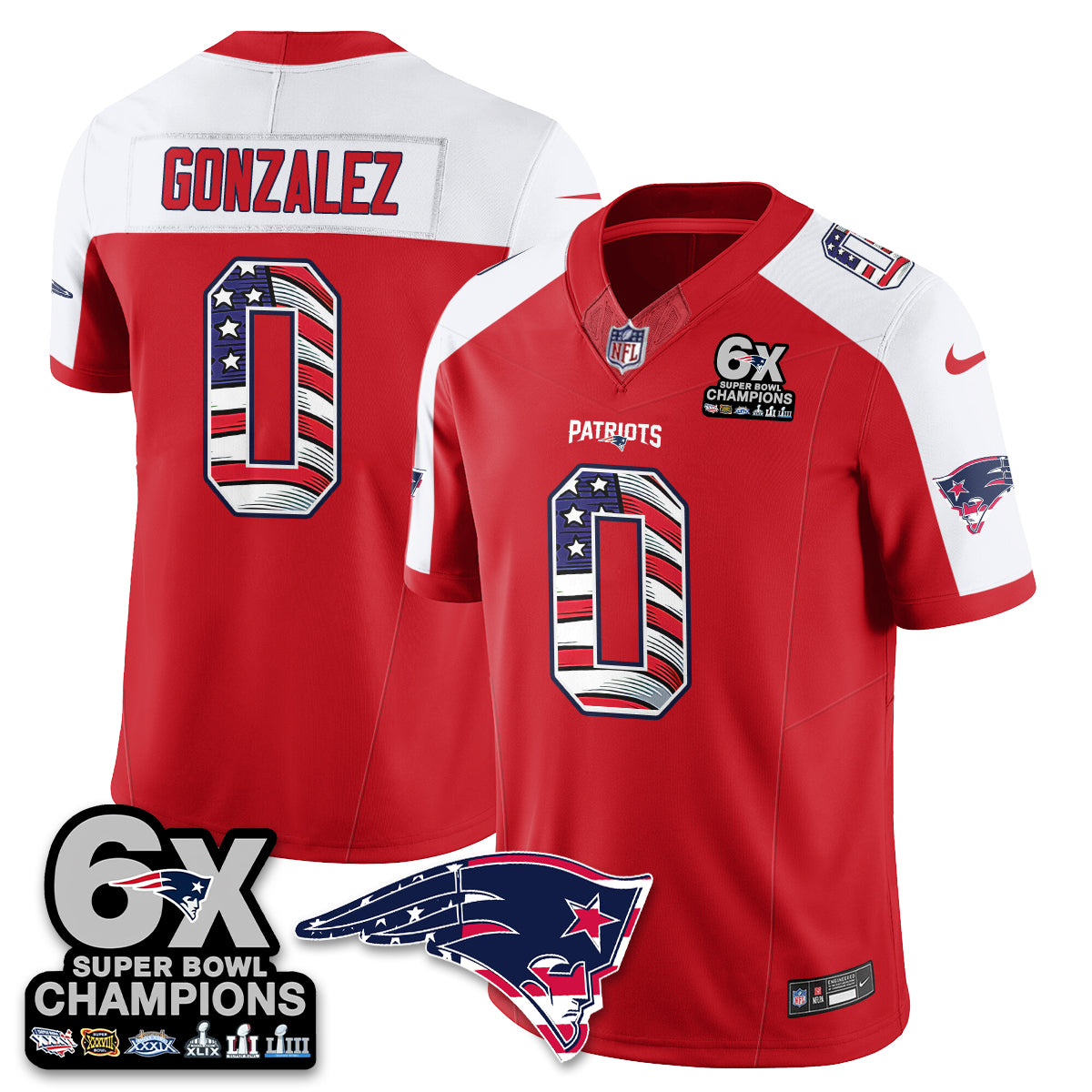 NE America Edition Vapor Jersey V2- Stitched