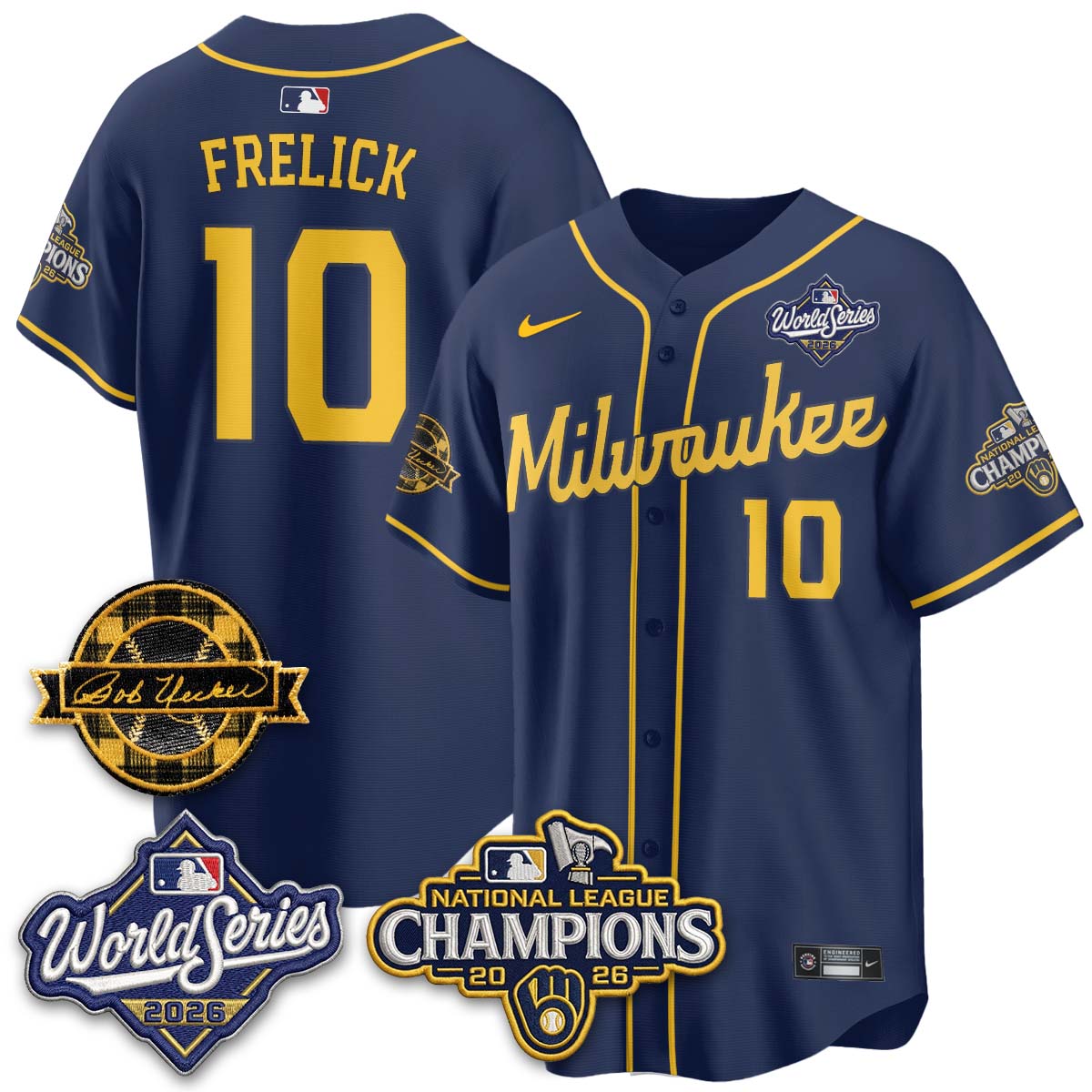 MIL 2026 NL Champions - Uecker Patch Navy Limited Edition - Stitched N1