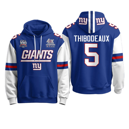 NYG 4X Champs S.Bowl Fleece Hoodie - Printed