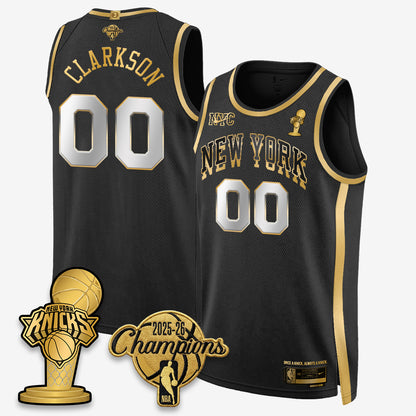 NYK 2026 NBA Champions Gold Edition Vapor Jersey - Stitched