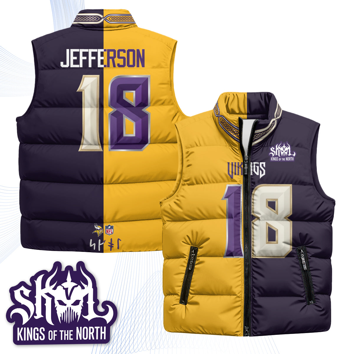 MIN 2026 Rivalries Puffer Vest - Printed