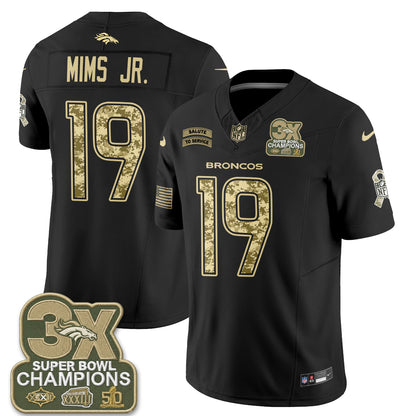 Denver Broncos 2026 Salute to Service V2 Vapor Jersey - Stitched