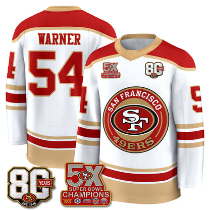 SF 4X Champs Hockey Jersey - Stitched