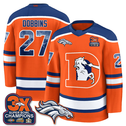 DEN Fan Gear Edition Hockey Jersey - Stitched