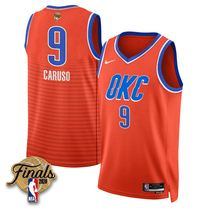OKC 2026 NBA Western Conference Champions Vapor Jersey V2- Stitched