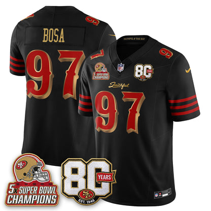 SF 80 Years & 5X Champs Rivalries Edition - Stitched (2)