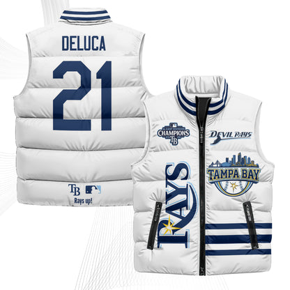 TB "Devil Rays" Puffer Vest - Printed