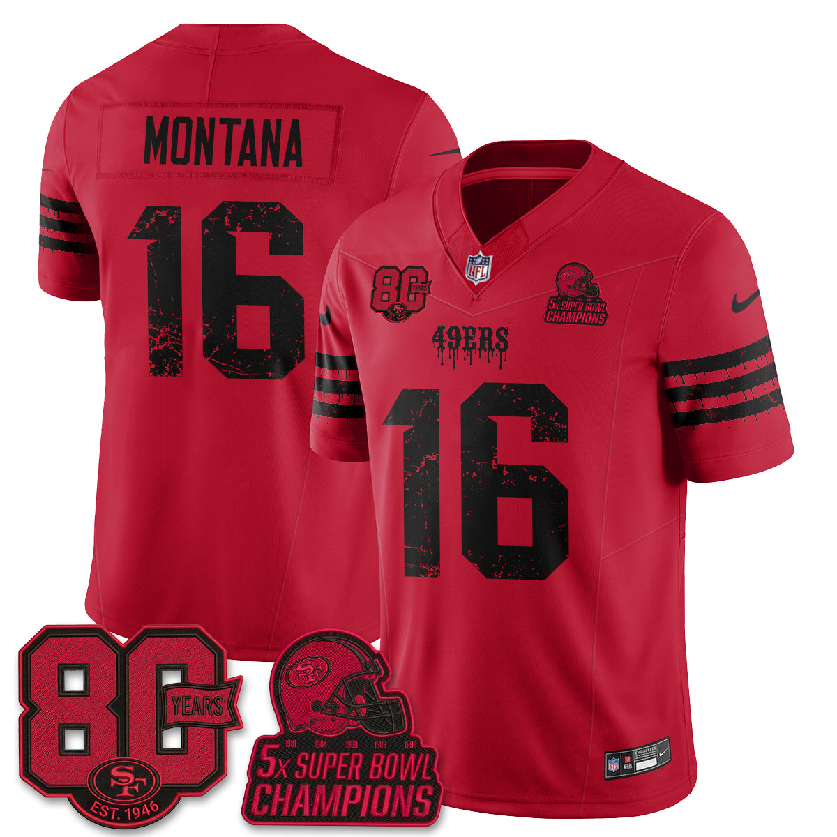 SF Slasher Edition Vapor Jersey - Stitched