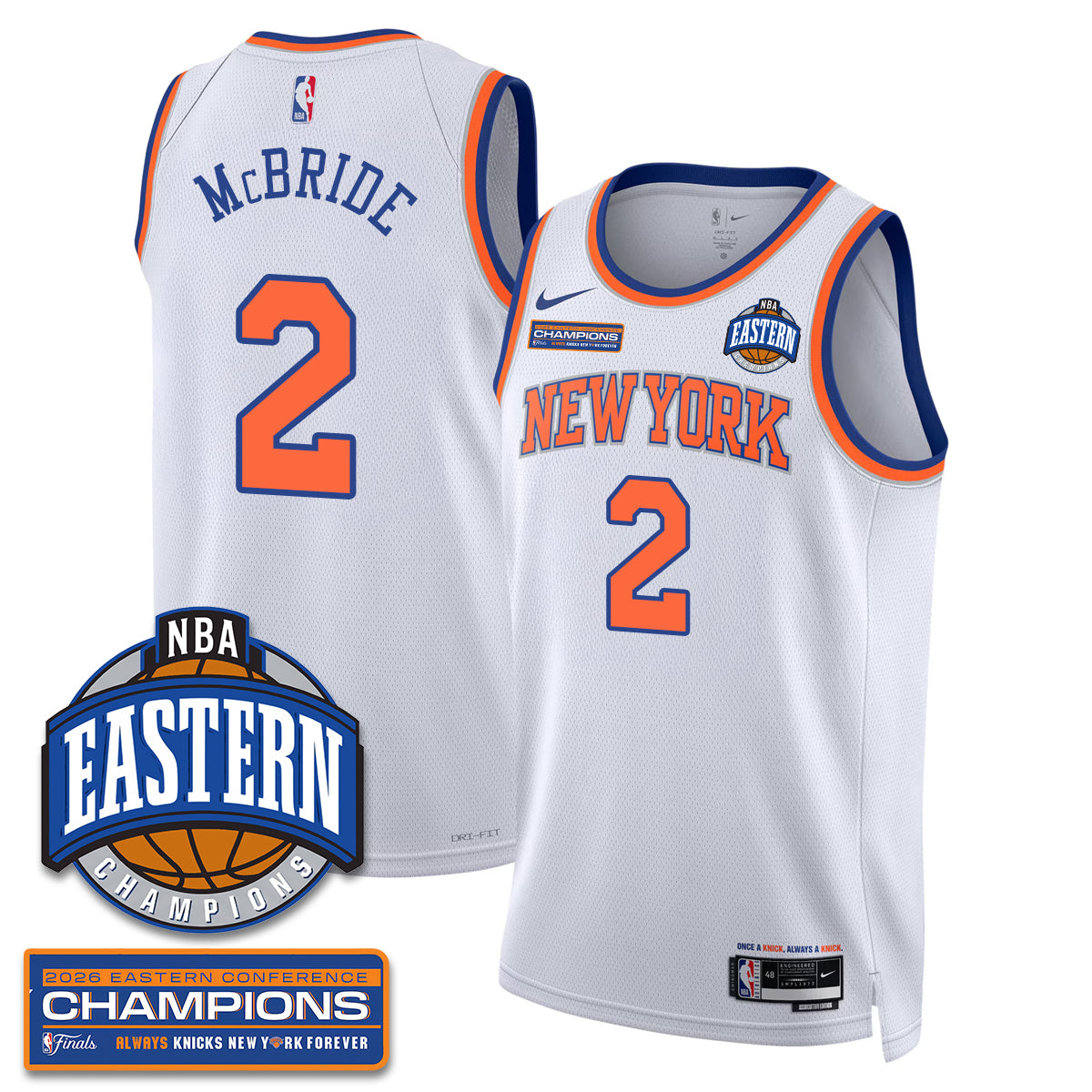 NYK 2026 NBA Eastern Conference Champions City Connect Jersey - Stitched