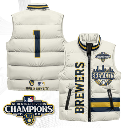MIL "Brew City" Puffer Vest - Printed V3